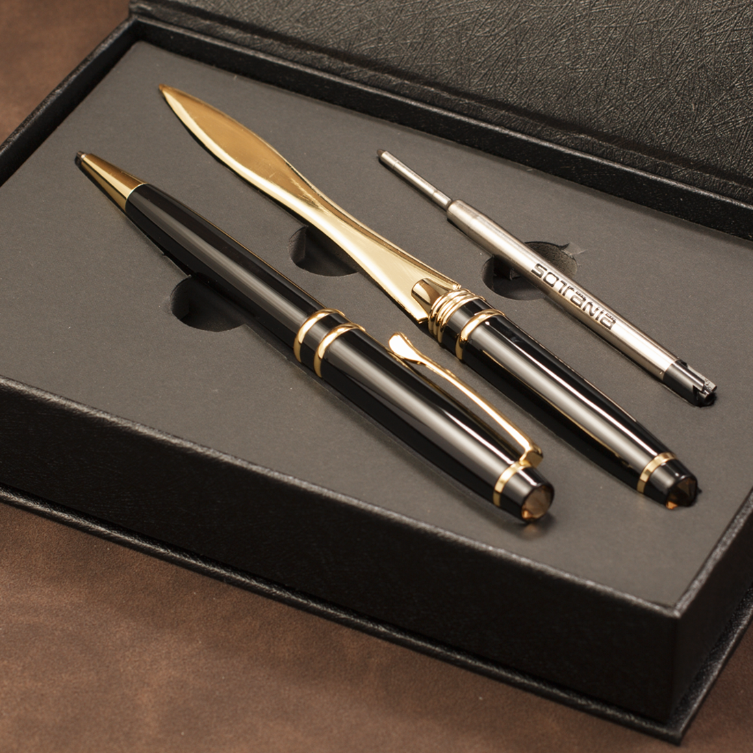 Personalized Executive Pen & Gold Letter Opener Gift Set