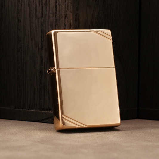 Personalized Engraved High Polish Brass Zippo Lighter – 270 | Custom Gift