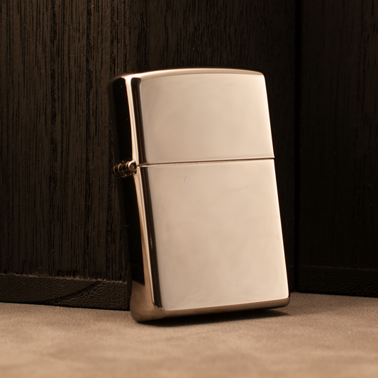 Personalized Engraved High Polish Chrome Zippo Lighter – 250 | Custom Gift