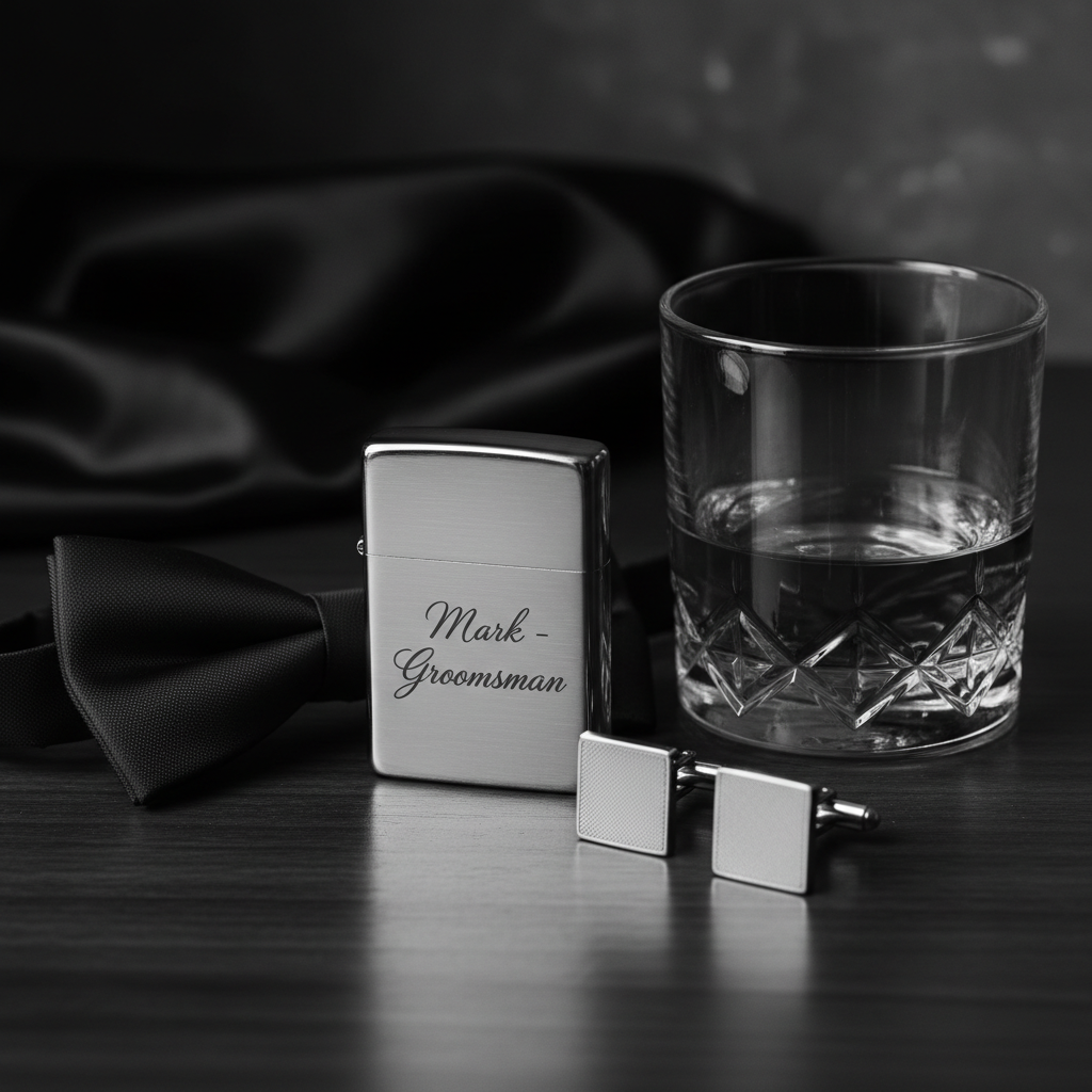 Groomsmen Gifts - Black & White