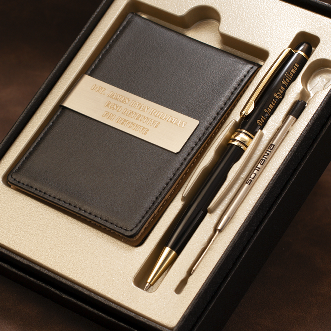 Executive Pen & Personalized Money Clip Gift Set