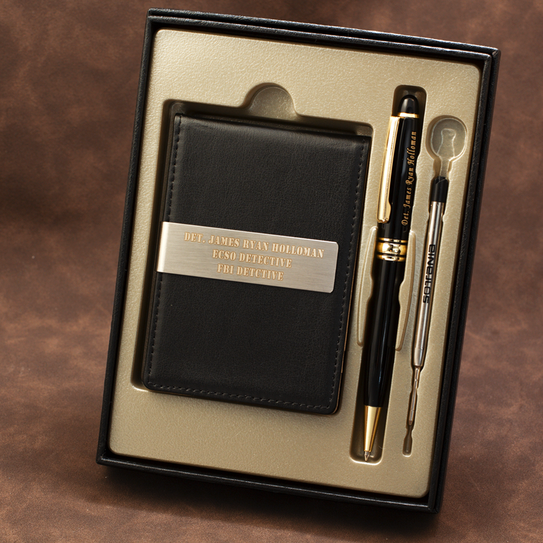 Executive Pen & Personalized Money Clip Gift Set